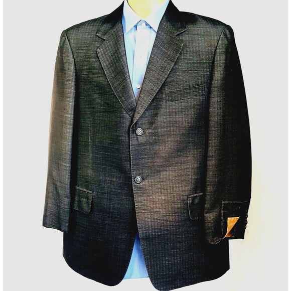 Michaels Sahi Sport Coat Surgeon Cuff Gray Bespoke 42 44 Hong Kong Luxury Preppy